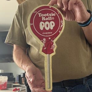 Tootsie Roll Pop Tin Sign